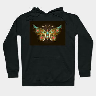 Butterfly Brooch Hoodie